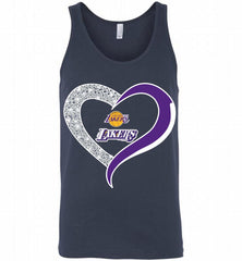 Los Angeles Lakers In Diamond Heart Tank - zezetee
