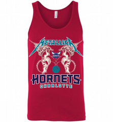 Metallica Charlotte Bobcats Logo Tank - zezetee