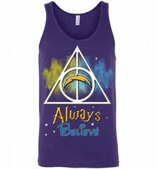 Los Angeles Los Angeles Chargers Always Believe Harry Potter Tank - zezetee
