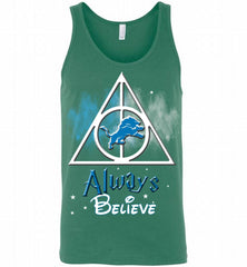 Detroit Lions Always Believe Harry Potter Tank - zezetee