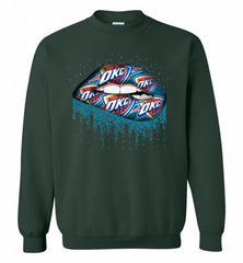 Lip Oklahoma City Thunder Crewneck Sweatshirt - zezetee