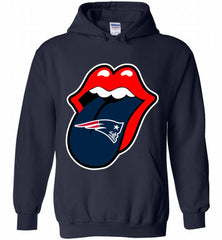 New England Patriots  x The Rolling Stones Logo Hoodie - zezetee
