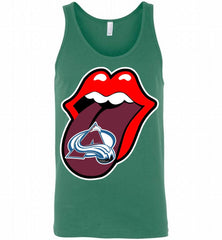 Colorado Avalanche  x The Rolling Stones Logo Tank - zezetee