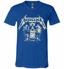 Metallica We Don't Give A Shit Kansas City Royals V-Neck Shirt - zezetee