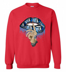 Dallas Mavericks Lip Shut The Fuck Up Crewneck Sweatshirt - zezetee