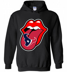 Houston Texans  x The Rolling Stones Logo Hoodie - zezetee