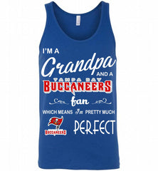 I'M A Grandpa And A Tampa Bay Buccaneers Pretty Much Perfect Tank - zezetee