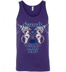 Metallica Toronto Maple Leafs Logo Tank - zezetee