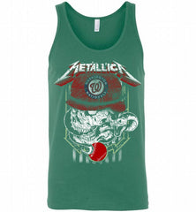 Metallica Skull Washington Nationals Logo Tank - zezetee