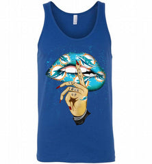NFL Miami Dolphins Lip Shut The Fuck Up Tank - zezetee