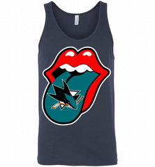 San Jose Sharks  x The Rolling Stones Logo Tank - zezetee