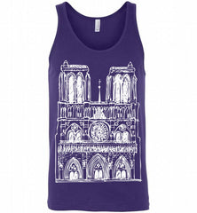 notre dame cathedral in light Tank - zezetee