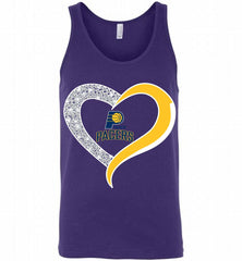 Indiana Pacers In Diamond Heart Tank - zezetee
