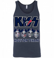 Kiss Houston Texans Logo Tank - zezetee