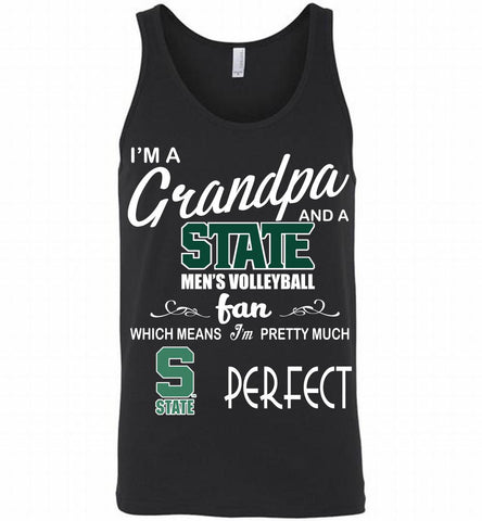 I'M A Grandpa And A Michigan State Spartans Fan= (2) Tank - zezetee