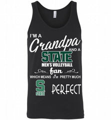 I'M A Grandpa And A Michigan State Spartans Fan= (2) Tank - zezetee