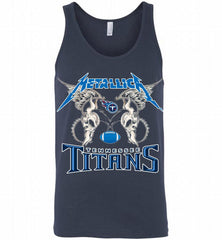 Metallica Tennessee Titans Logo Tank - zezetee