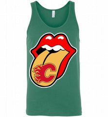 Calgary Flames  x The Rolling Stones Logo Tank - zezetee