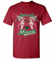 Metallica Minnesota Wild Logo Shirt - zezetee