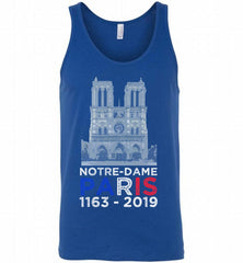 Notre-Dame Paris France Cathedral 1163 2019 Tank - zezetee