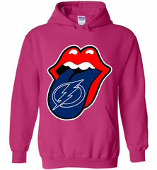 Tampa Bay Lightning  x The Rolling Stones Logo Hoodie - zezetee