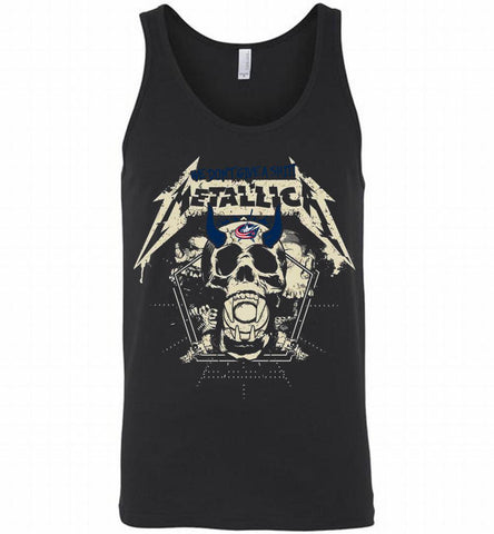 Metallica We Don't Give A Shit Blue Jackets Tank - zezetee