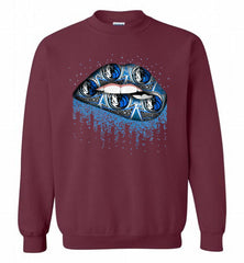 Lip Dallas Mavericks Crewneck Sweatshirt - zezetee