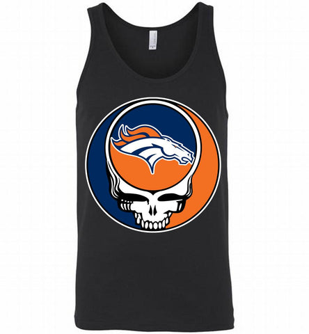 Denver Boise State Broncos Grateful Dead Logo Band Tank - zezetee