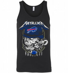 Metallica Skull Snake Buffalo Bills Tank