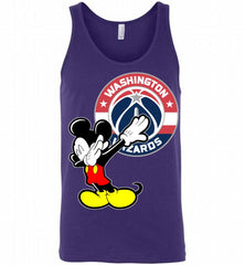 Disney Mickey Mouse Dabbing Washington Wizards Tank - zezetee