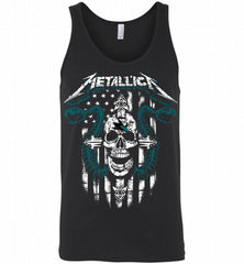 Metallica Snake Skull San Jose Sharks Logo Tank - zezetee