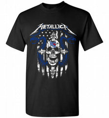 Metallica Snake Skull New York Rangers Logo Shirt - zezetee