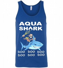 AQUAMAN SHARK DOO DOO DOO DOO DOO DOO DOO Tank - zezetee
