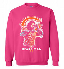 AQUAMAN CHICAGO BEARS MAN Crewneck Sweatshirt - zezetee