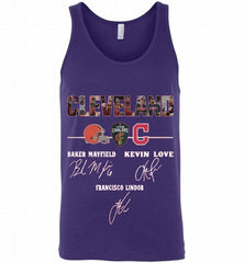 CLEVELAND BAKER MAYFIELD KEVIN LOVE FRANCISCO LINDOR Tank - zezetee