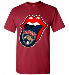 Florida Panthers  x The Rolling Stones Logo Shirt - zezetee