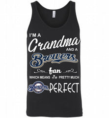 I'M A Grandma And A Milwaukee Brewers Fans Gift Tank - zezetee