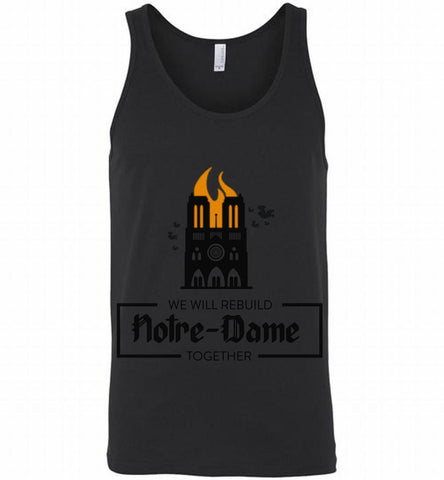 Fire at Notre Dame Cathedral Tank - zezetee