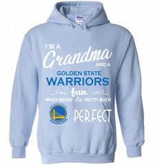 I'M A Grandma And A Golden State Warriors Fans Perfect Hoodie - zezetee