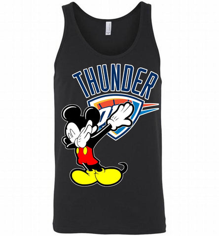 Disney Mickey Mouse Dabbing Oklahoma City Thunder Tank - zezetee