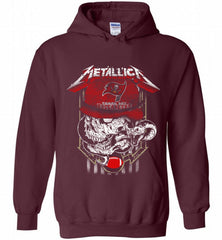 Metallica Skull Snake Tampa Bay Buccaneers Hoodie - zezetee
