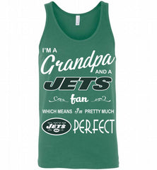 I'M A Grandpa And A New York Jets Pretty Much Perfect Tank - zezetee