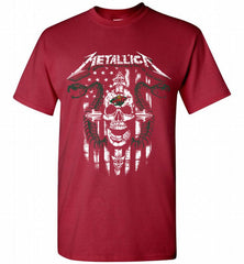 Metallica Snake Skull Minnesota Wild Logo Shirt - zezetee
