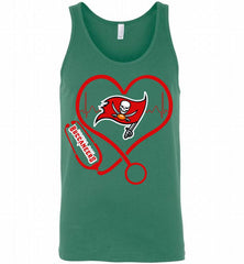 Nurse Heartbeat Tampa Bay Buccaneers Tank - zezetee