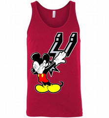 Disney Mickey Mouse Dabbing San Antonio Spurs Tank - zezetee