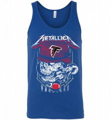 Metallica Skull Snake Atlanta Falcons Tank - zezetee
