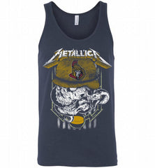 Metallica Skull Snake Ottawa Senators Tank - zezetee