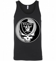 Oakland Raiders  Grateful Dead Logo Band Tank - zezetee