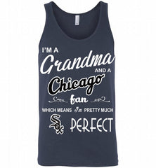I'M A Grandma And A Chicago White Sox Fans Gift Tank - zezetee