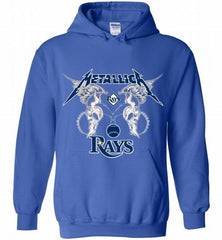 Metallica Tampa Bay Rays Logo Hoodie - zezetee